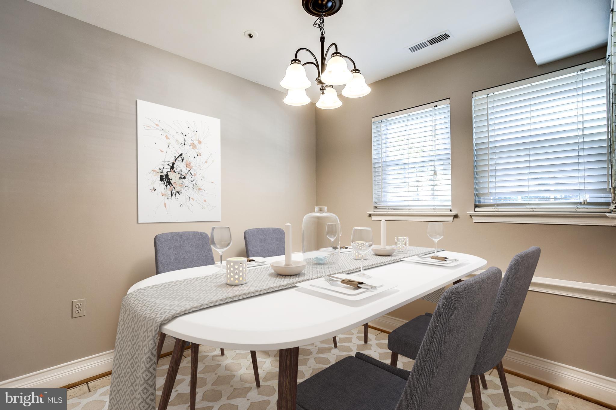 8384 Montgomery Run Road, Unit A Ellicott City, MD 21043 - Photo 8 of 29 Dining room-virtually staged