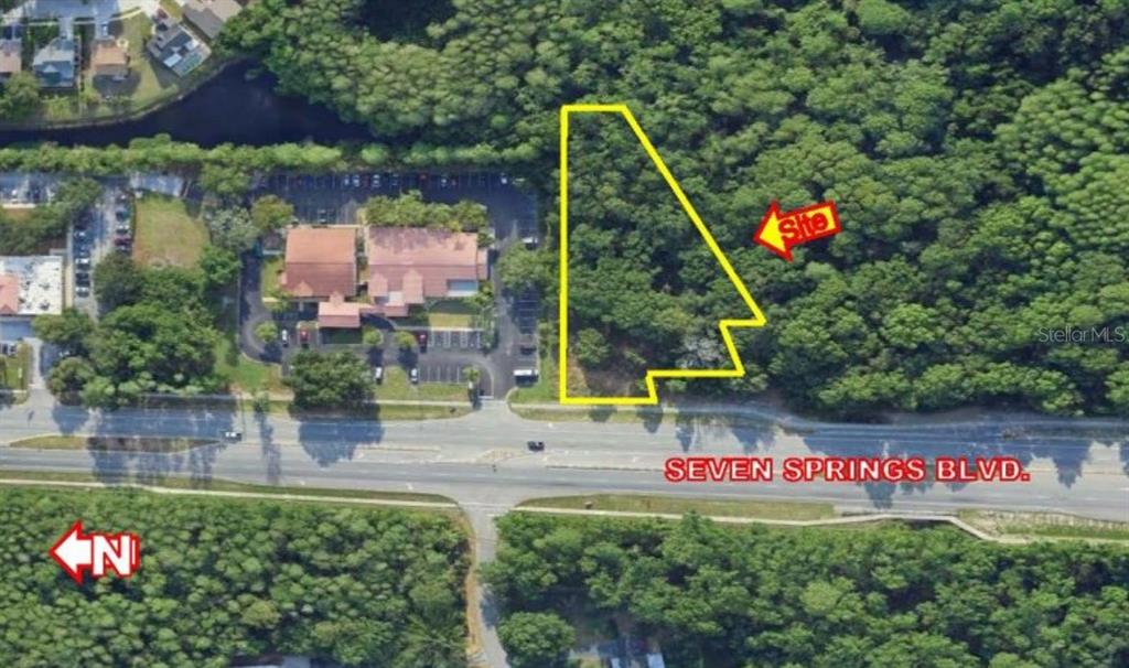 a view of outdoor space and sign board