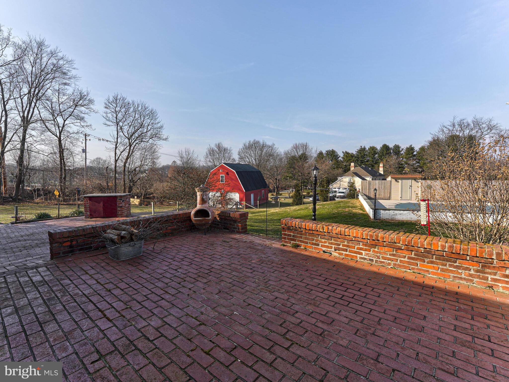 1601 Valley Road Newtown Square, PA 19073 - Photo 16 of 49 Large Brick Patio for Entertaining