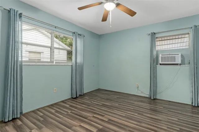 wooden floor in an empty room
