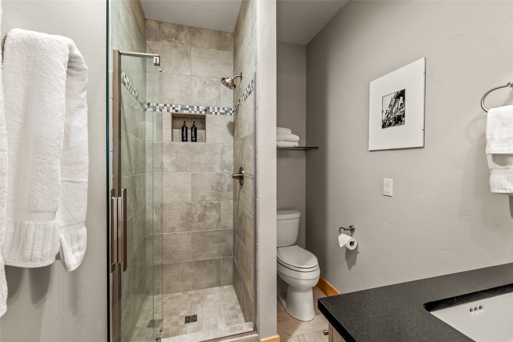 2650 Medicine Springs Road, Unit 11 Steamboat Springs, CO 80487 - Photo 23 of 40 a bathroom with a shower
