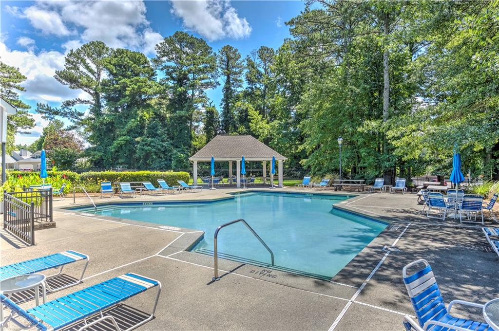 94 Robyn Way Marietta, GA 30062 - Photo 38 of 40 swimming pool view with a seating space