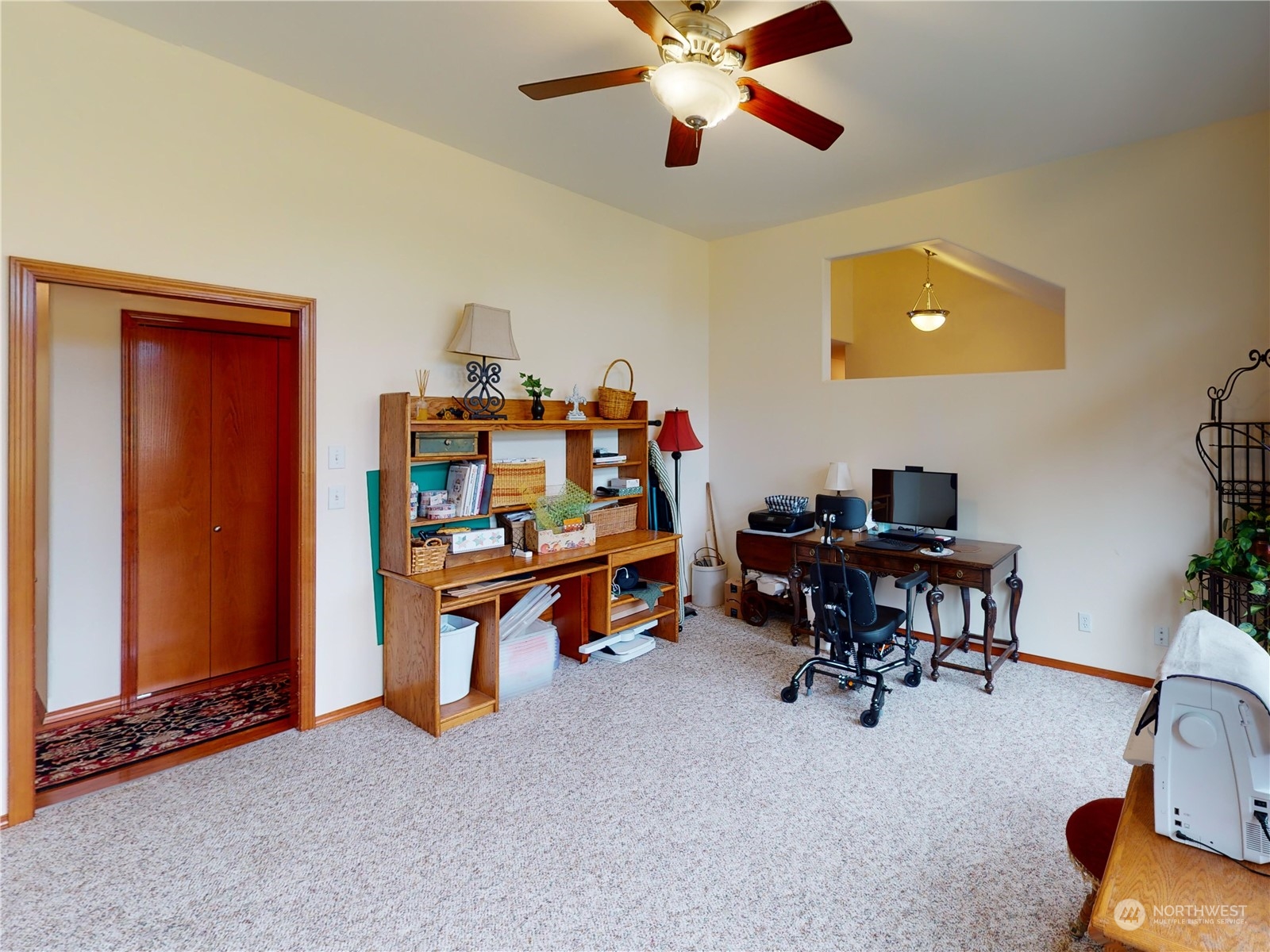 61 Camelot Road Sequim, WA 98382 - Photo 19 of 33 a view of a workspace with furniture