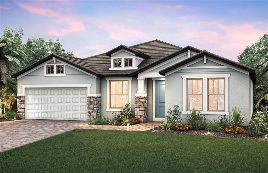7940 Wandering Way Orlando, FL 32836 - Photo 1 of 1 Exterior Design - Artist rendering for this home currently under construction. Pictures are for illustration purposes only. Elevations, colors and options may vary.