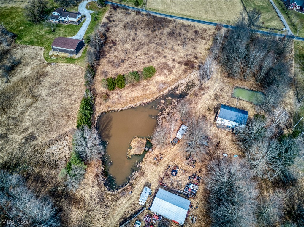 V/l Williams Road Diamond, OH 44412 - Photo 9 of 14 aerial view of front pond