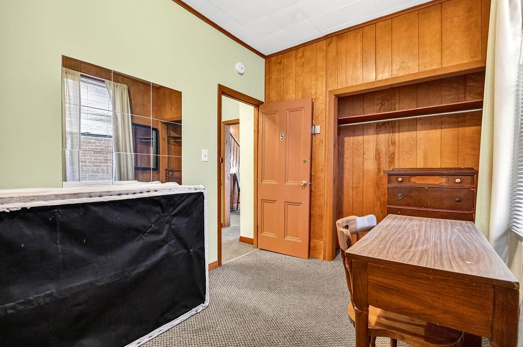 1023 Philadelphia Street Indiana, PA 15701 - Photo 11 of 40 a kitchen with a wooden cabinets and a stove top oven