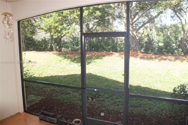 a view of a room from a window