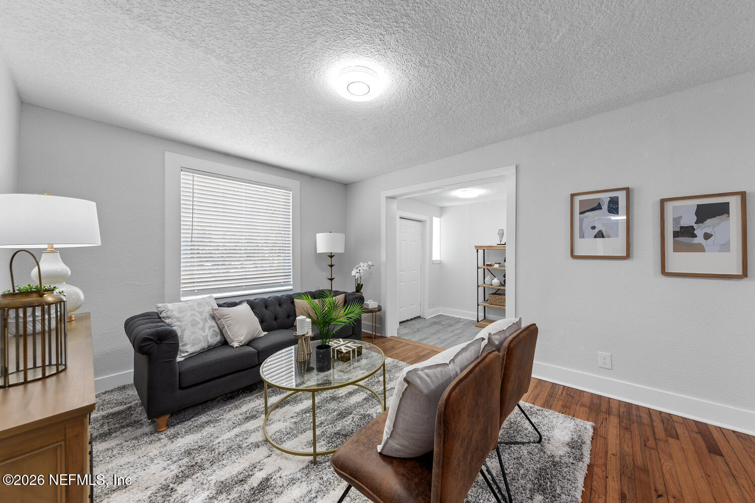 715 Ralph Street Jacksonville, FL 32204 - Photo 3 of 21 a living room with furniture and a wooden floor