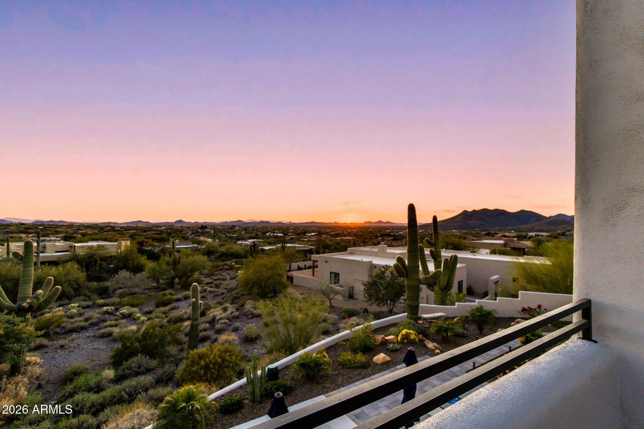 5901 East Restin Road Cave Creek, AZ 85331 - Photo 57 of 101 a view of a city from a balcony
