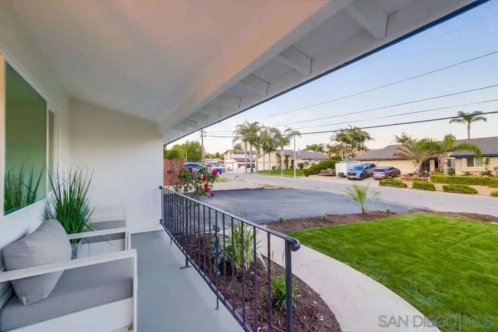 1839 Yettford Road Vista, CA 92083 - Photo 6 of 42 a view of a porch and garden