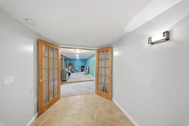 a very nice looking room with a large window