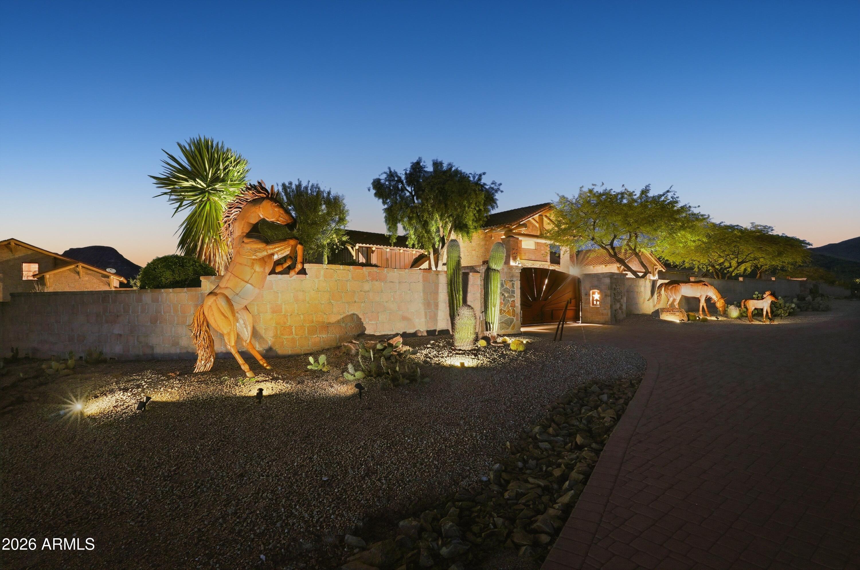 42531 North Spur Cross Road Cave Creek, AZ 85331 - Photo 58 of 75 a view of a lake in front of the house
