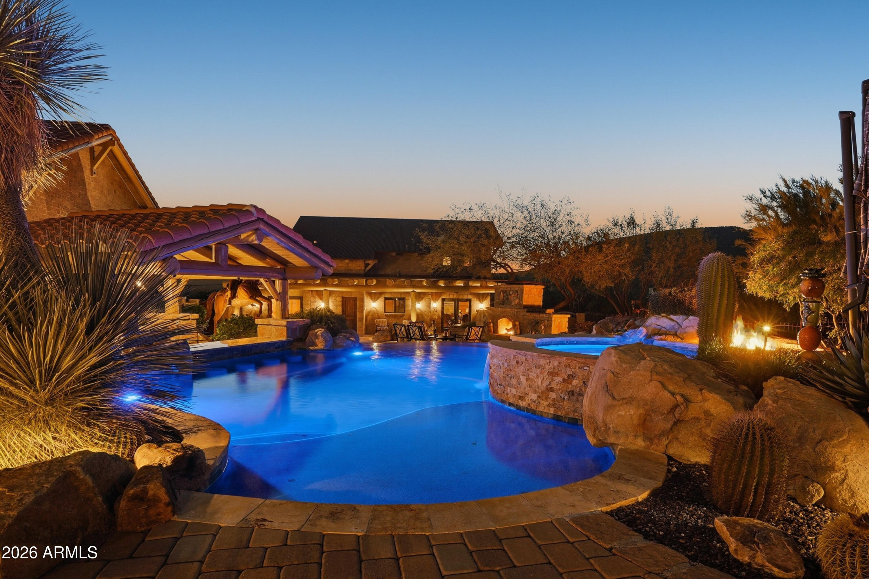 42531 North Spur Cross Road Cave Creek, AZ 85331 - Photo 61 of 75 Saltwater pool