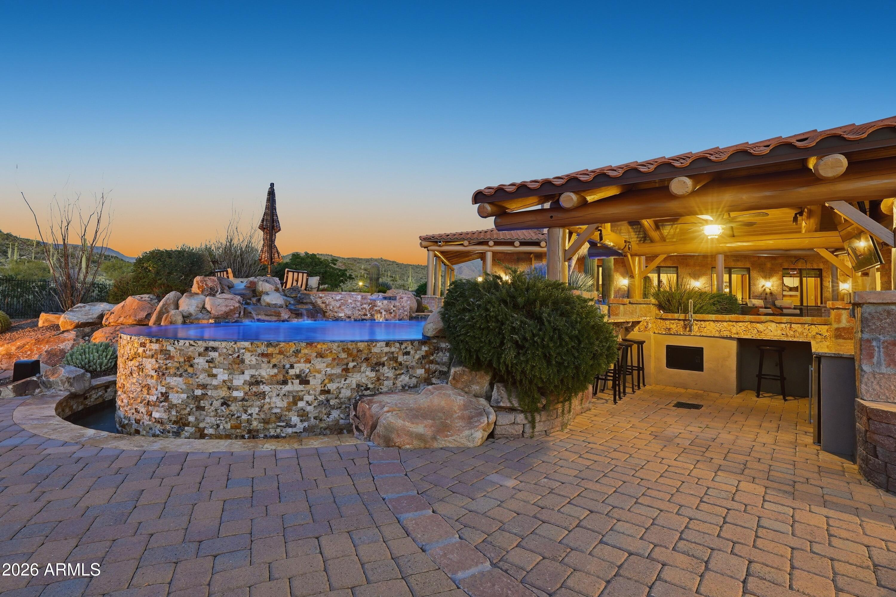 42531 North Spur Cross Road Cave Creek, AZ 85331 - Photo 68 of 75 a view of a terrace with sitting area