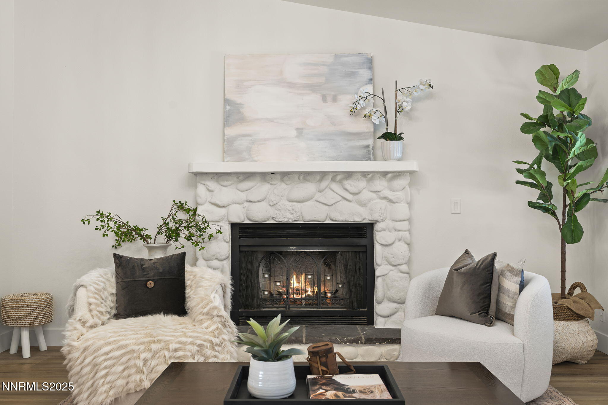 1855 Hunter Lake Drive Reno, NV 89509 - Photo 6 of 37 a living room with furniture and a fireplace