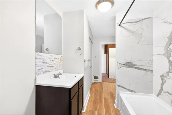 a view of an empty room