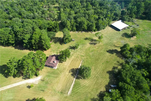 a view of yard with green space