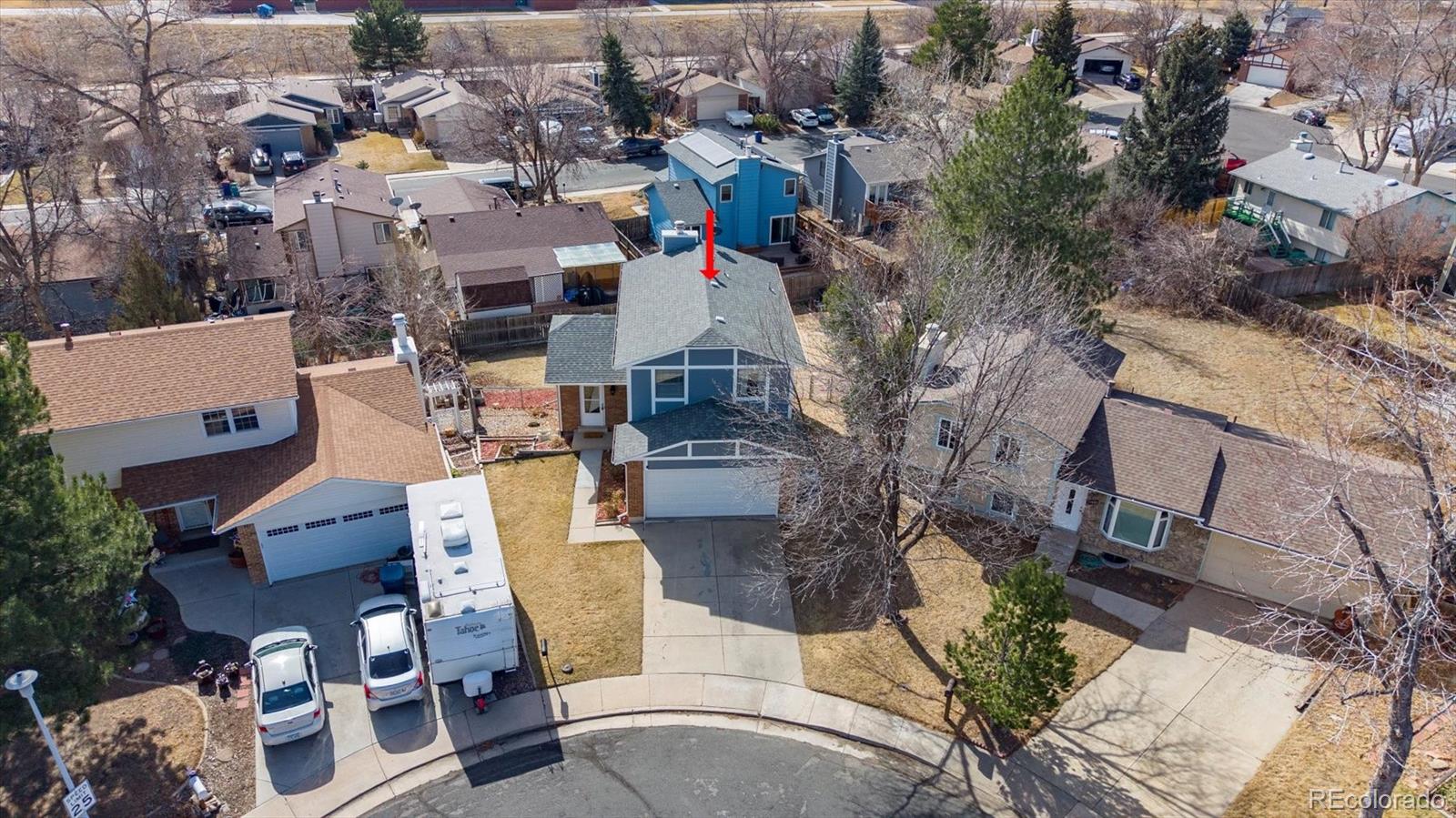 10433 Garrison Street Broomfield, CO 80021 - Photo 24 of 30 an aerial view of residential houses with outdoor space