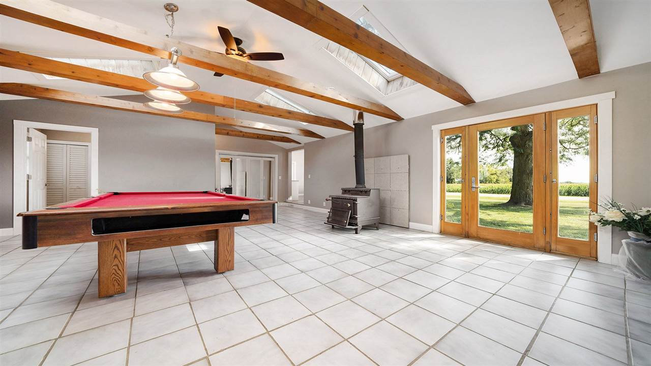 1652 South Columbian Road Oregon, IL 61061 - Photo 12 of 40 a room with furniture pool table and windows