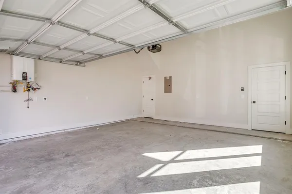 a view of a room with rack on the wall