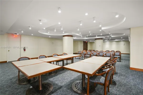 a view of a city with tall buildings