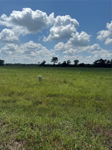 a view of a sky from a yard