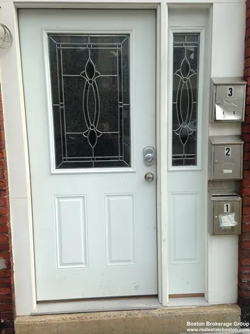 a view of a door
