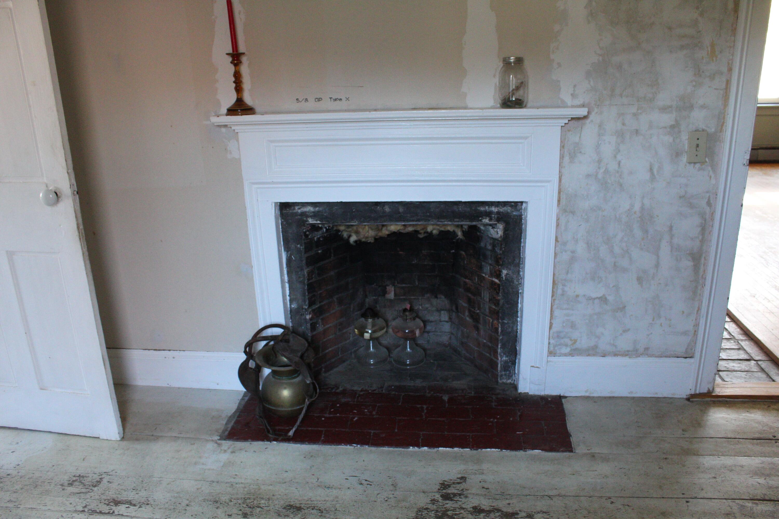 137 Clark Road Prospect, ME 04981 - Photo 18 of 44 Library fireplace
