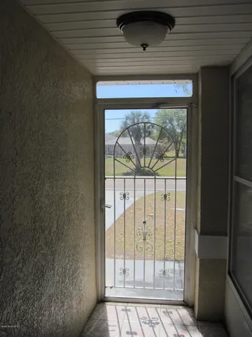 a view of front door