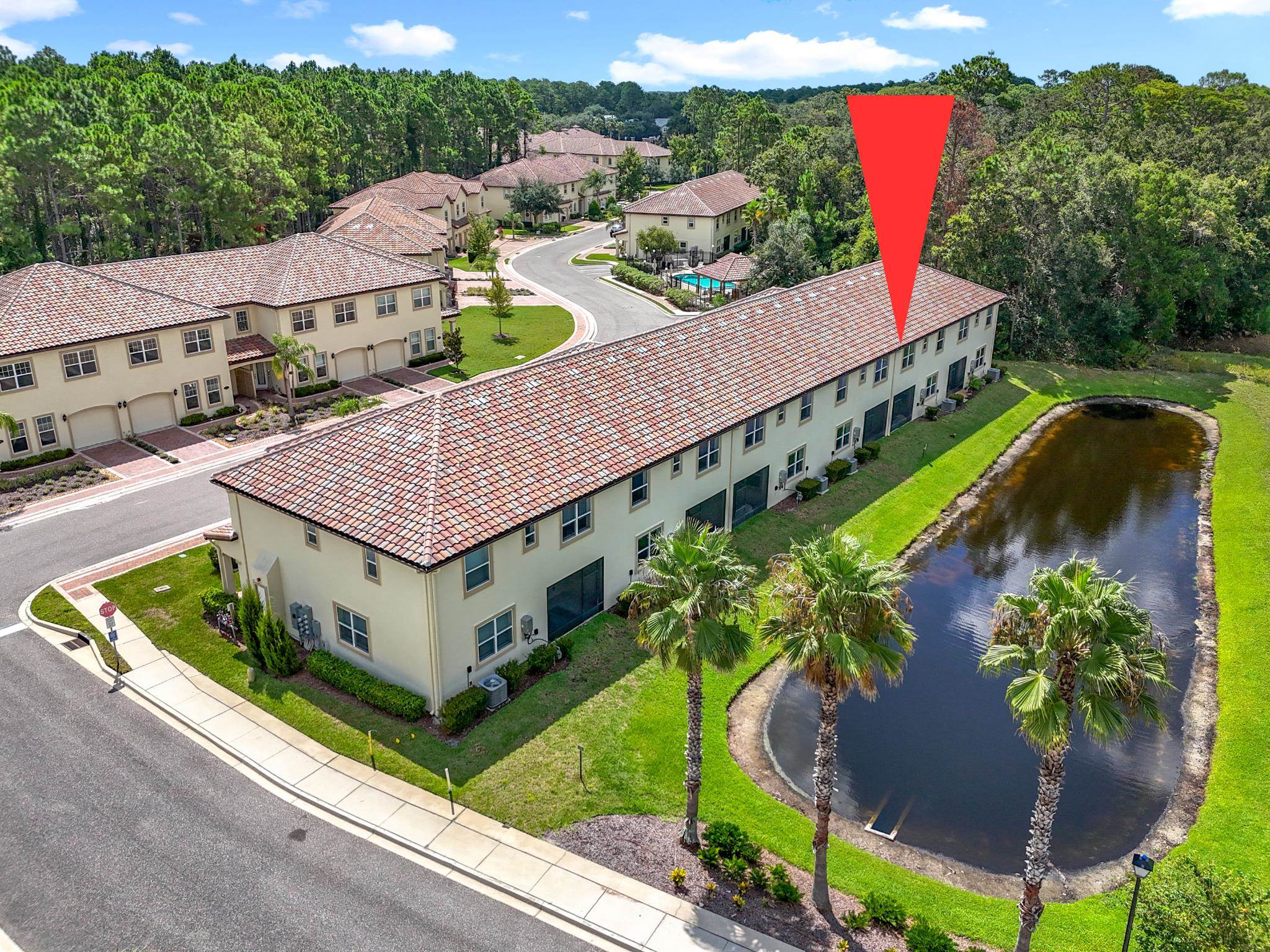 237 Grand Ravine Drive St. Augustine, FL 32086 - Photo 35 of 38 a aerial view of a house with a garden