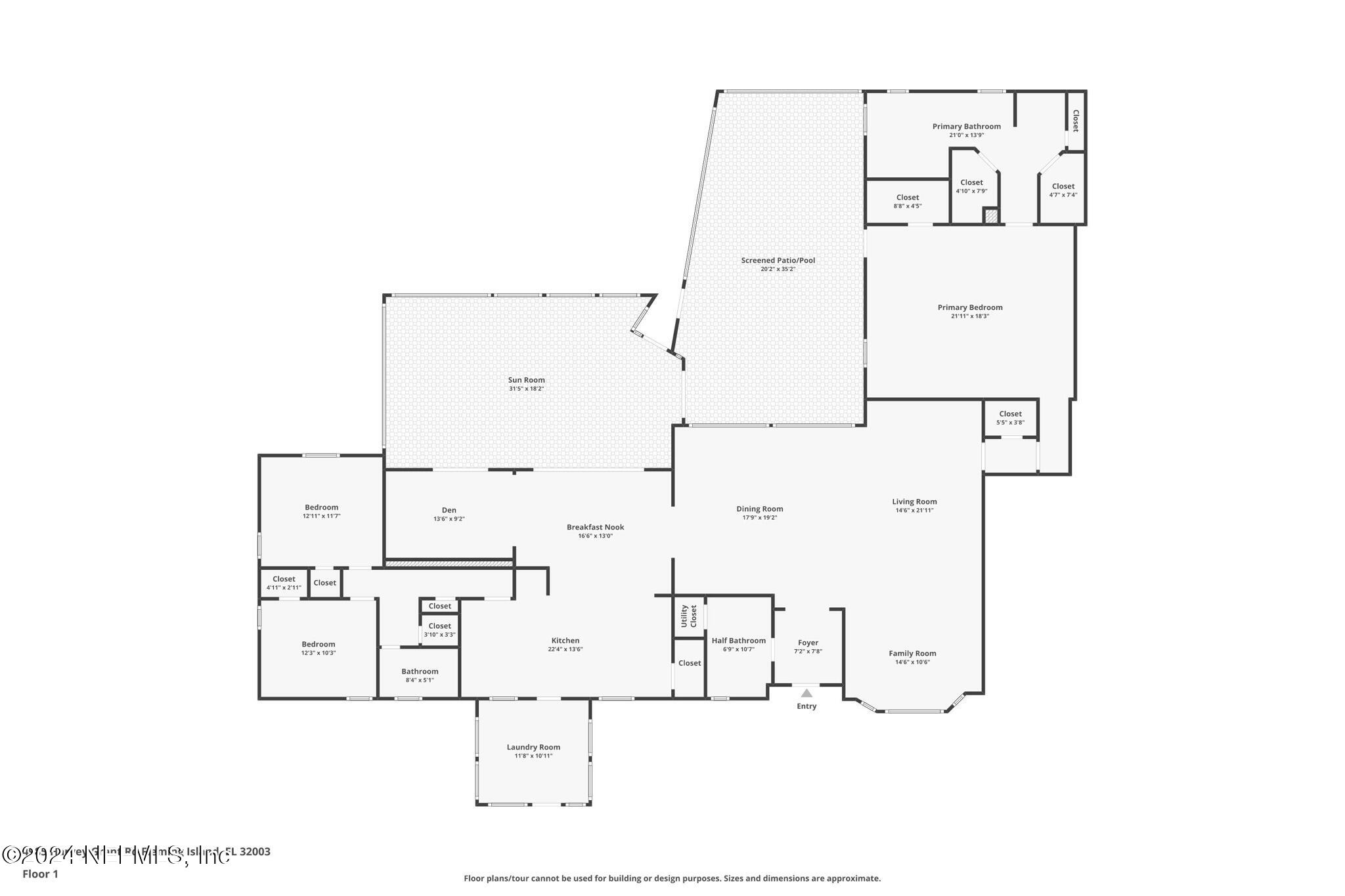4985 Harvey Grant Road Fleming Island, FL 32003 - Photo 76 of 76 Floor Plan