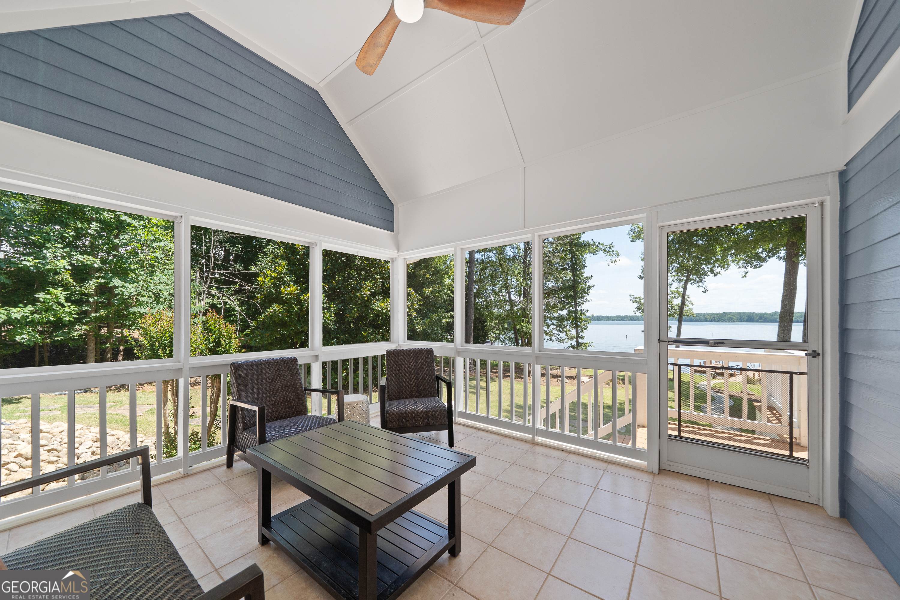264 Winding River Road Eatonton, GA 31024 - Photo 25 of 72 a view of a two chairs in the balcony