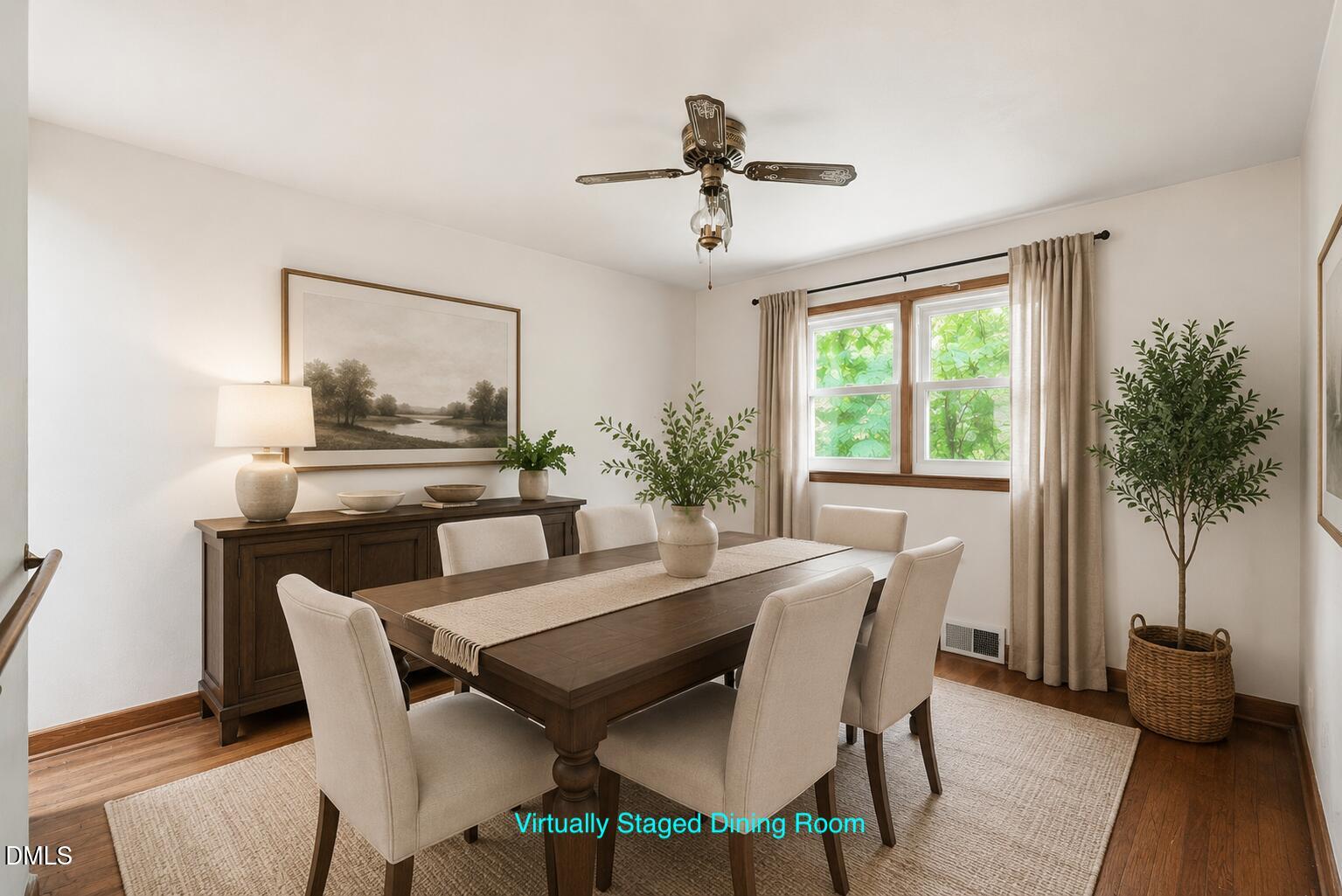 1315 Alpha Road Henderson, NC 27536 - Photo 18 of 26 Virtual Staged Dining Room