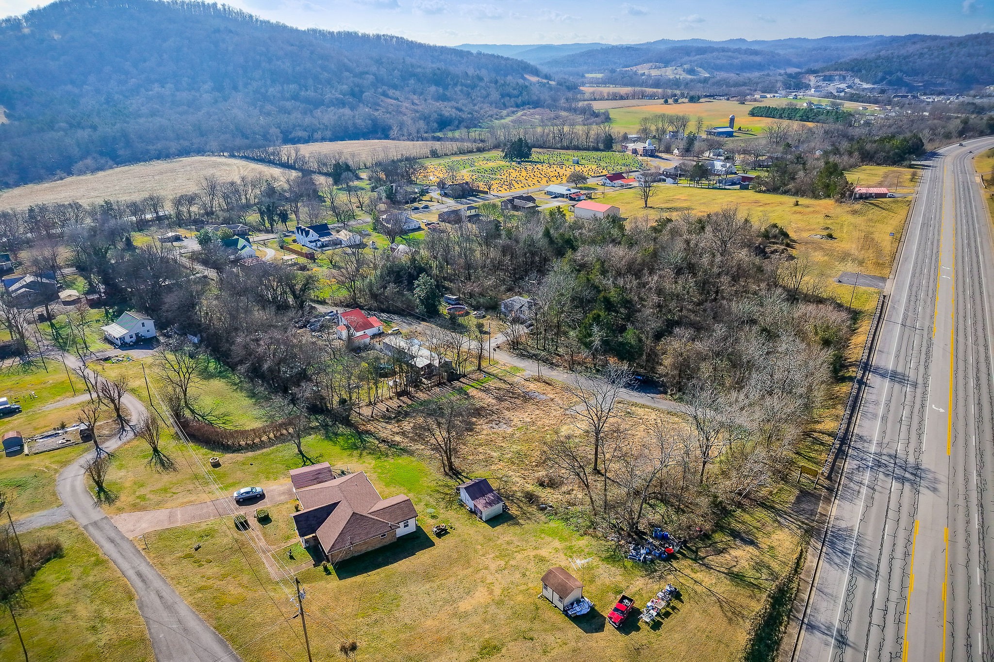 112 Stone Street Liberty, TN 37095 - Photo 13 of 14 an aerial view of residential houses with outdoor space