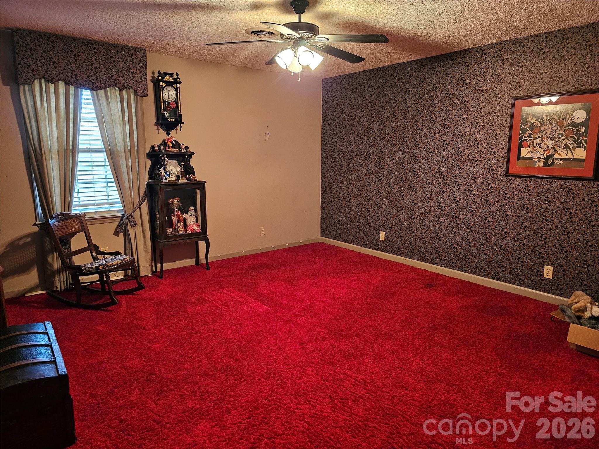 979 Suttle Road Lancaster, SC 29720 - Photo 18 of 26 a view of empty room with window and ceiling fan