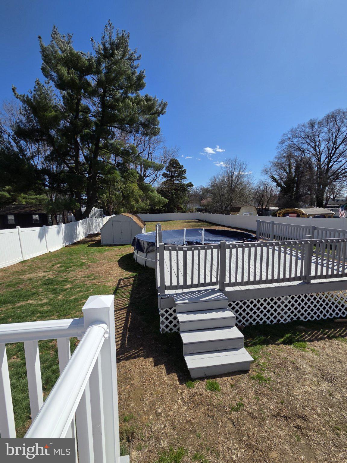 48 5th Avenue Maple Shade, NJ 08052 - Photo 13 of 31 a view of a wooden deck and a garden