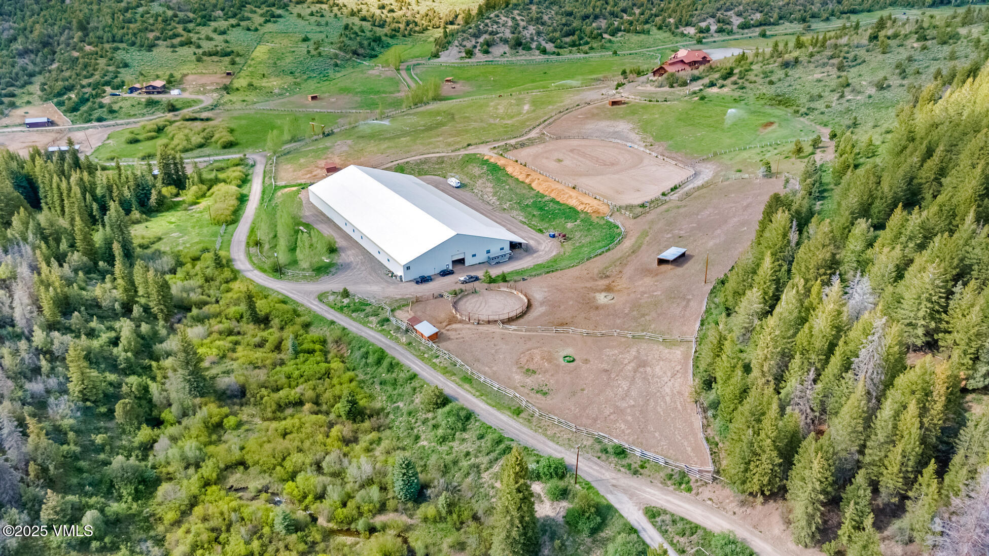 Arena Salt Creek Road Eagle, CO 81631 - Photo 3 of 19 an aerial view of a residential houses with outdoor space and street view