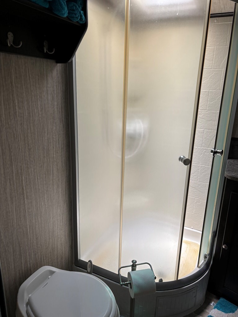 114 Red Snapper Drive Port Lavaca, TX 77979 - Photo 39 of 44 a bathroom with a toilet and a mirror