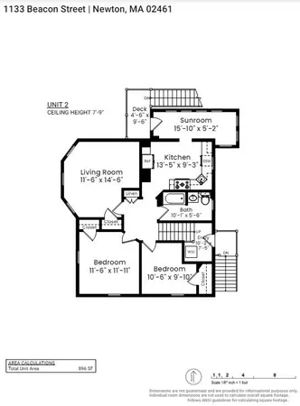 $3,150 | 1133 Beacon Street, Unit 2, Newton, MA 02461