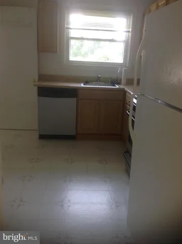 a bathroom with a window