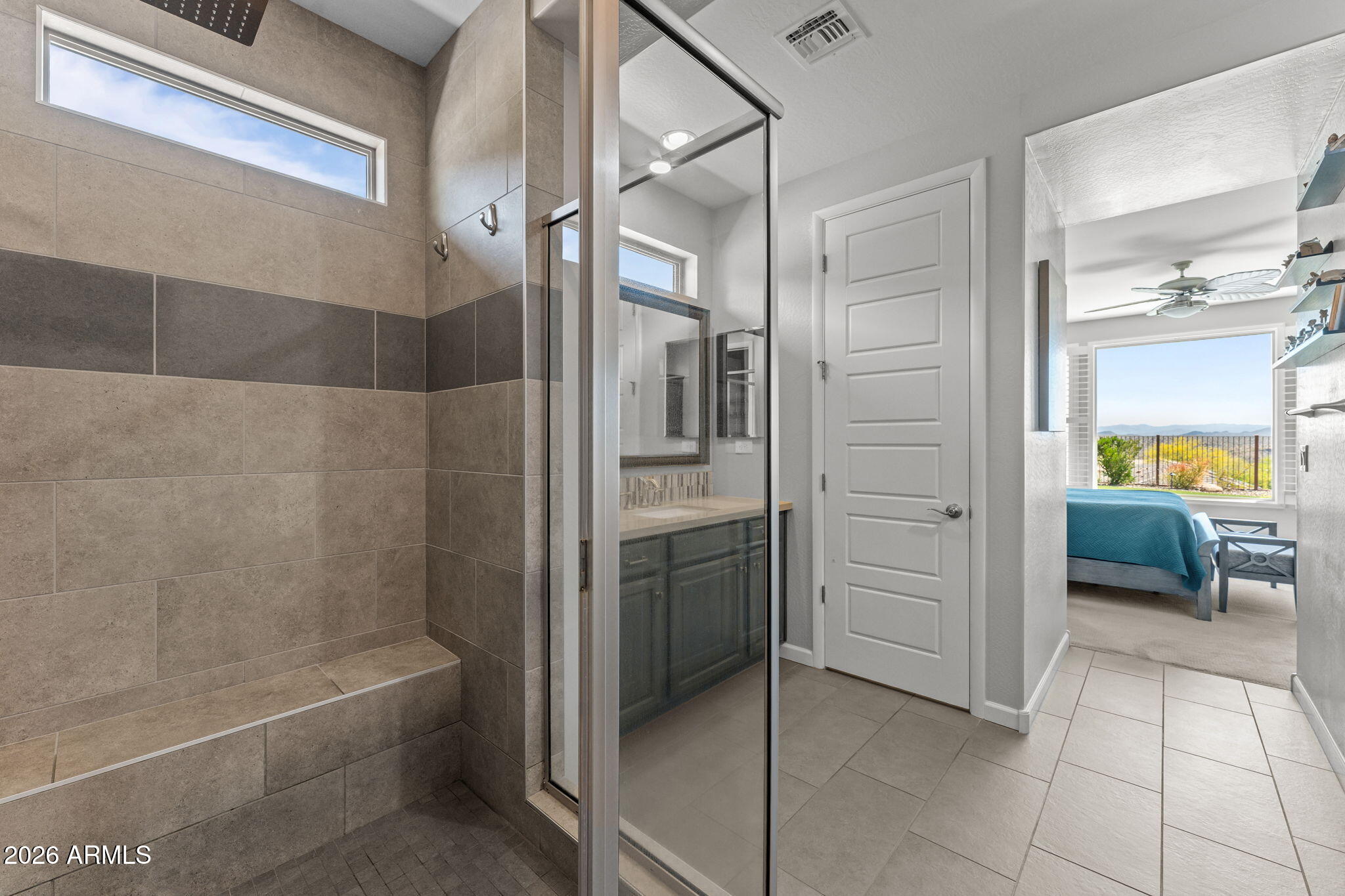 3855 Gold Ridge Road Wickenburg, AZ 85390 - Photo 23 of 38 Large walk-in shower