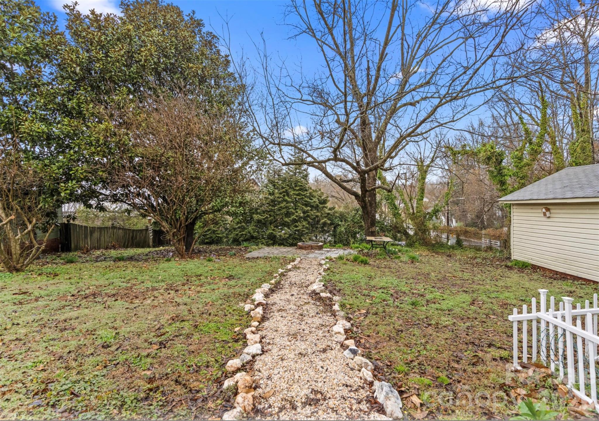 1409 Venus Street Kannapolis, NC 28083 - Photo 21 of 22 a view of a yard with trees