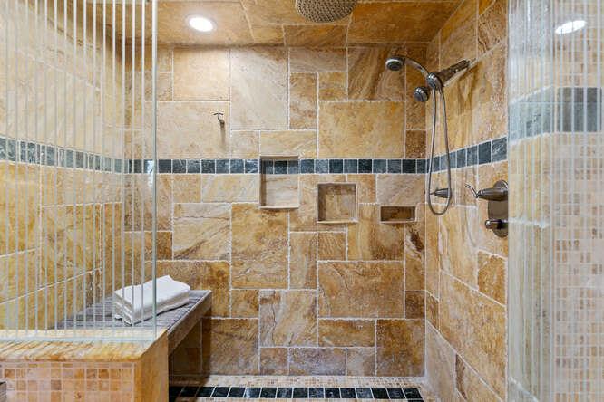 1159 Barcelona Drive Pacifica, CA 94044 - Photo 49 of 67 a bathroom with a granite countertop shower