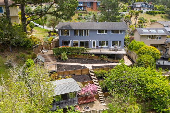 1159 Barcelona Drive Pacifica, CA 94044 - Photo 63 of 67 a front view of a house with a yard