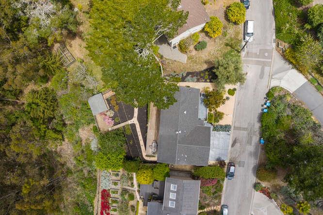 1159 Barcelona Drive Pacifica, CA 94044 - Photo 65 of 67 an aerial view of residential houses with outdoor space