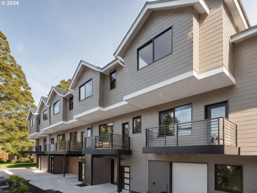Northeast 162nd Avenue Portland, OR 97230 - Photo 11 of 15 a front view of a building with a balcony