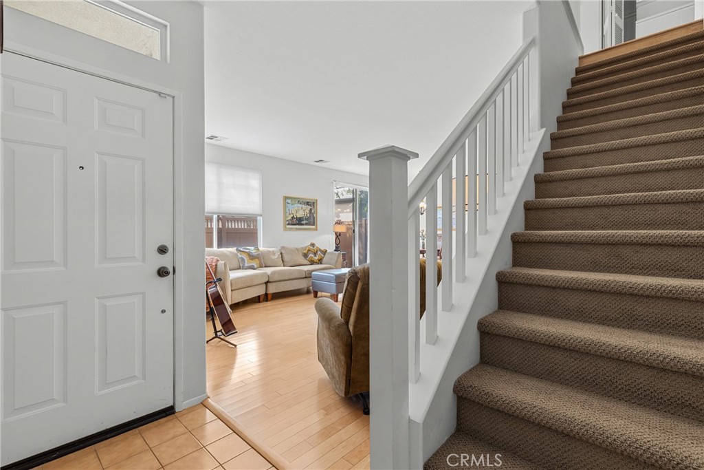 17823 Poplar Court Carson, CA 90746 - Photo 13 of 30 a view of entryway and hall with wooden floor