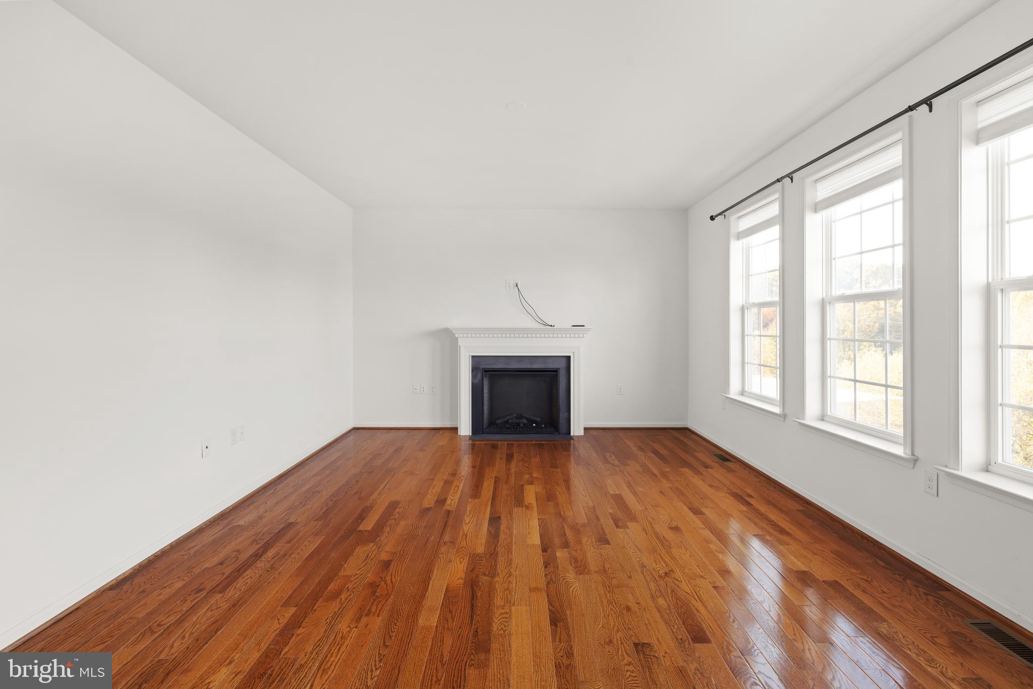 100 Taylor Court Stephenson, VA 22656 - Photo 3 of 36 a view of empty room with wooden floor and fireplace