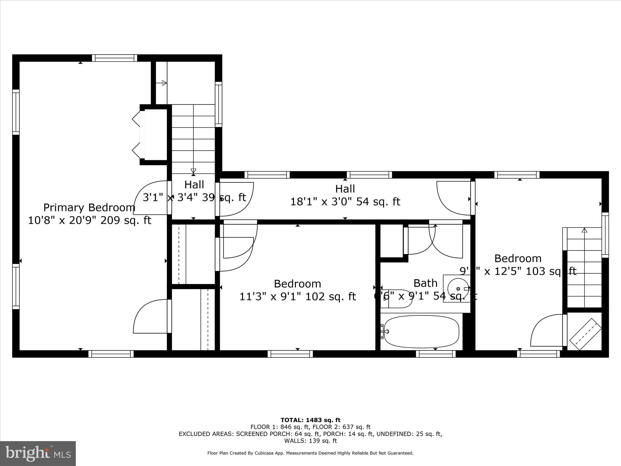 31007 Omar Road Frankford, DE 19945 - Photo 39 of 43 2nd_floor_31007_omar_rd_frankford_with_dim