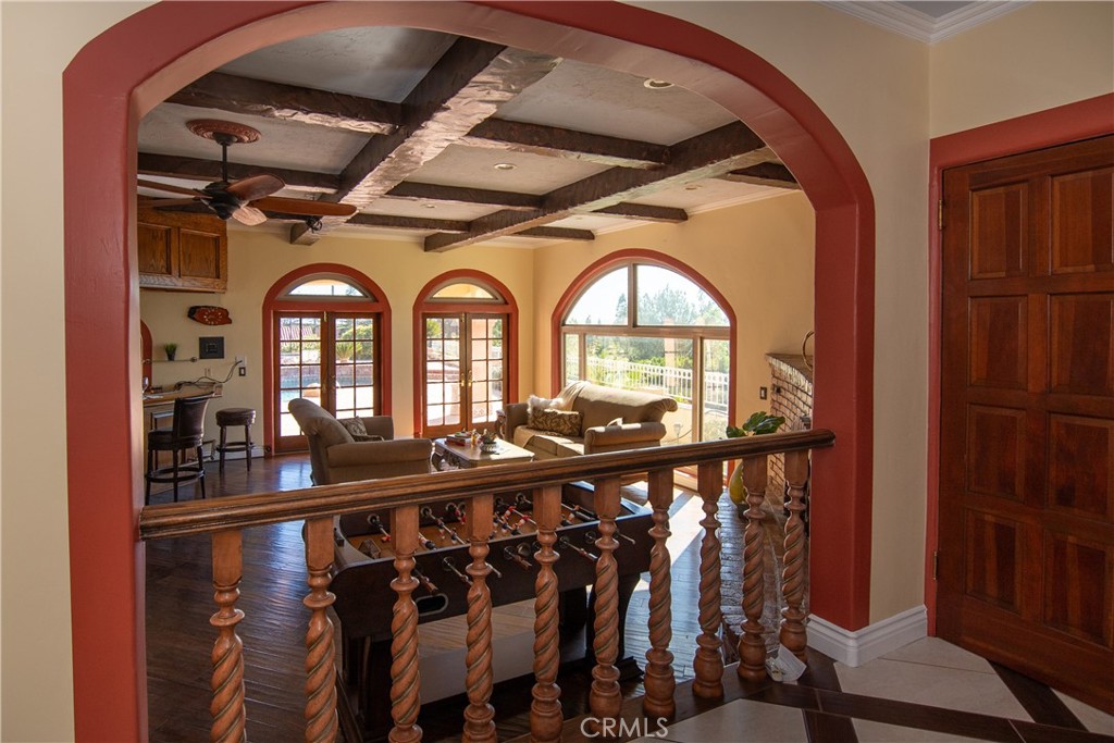 10425 Melvin Avenue Porter Ranch, CA 91326 - Photo 9 of 61 a view of swimming pool with wooden door